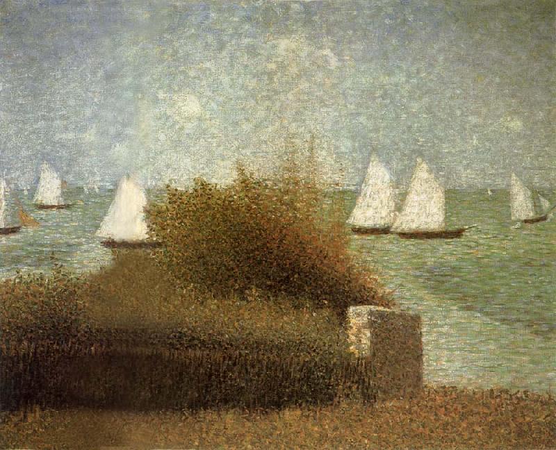 Georges Seurat The Sail boat china oil painting image